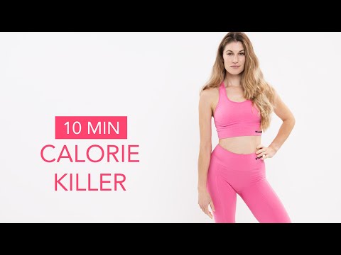 10 MIN MEDIUM LEVEL HIIT | Calorie Killer | No Equipment | No Repeats | Model Workout