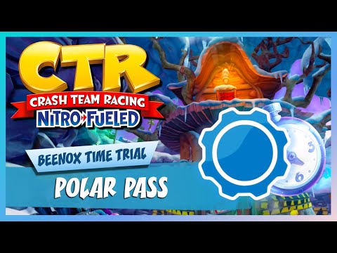 Polar Pass - Developer Time Trial (2:06:42 vs 2:09:99) | Crash Team Racing Nitro-Fueled