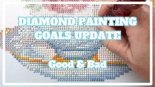 I Made A Lot Of Progress!! | Diamond Painting Goals Update