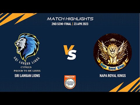 2nd Semi Final - SLL vs NRK | Highlights | FanCode ECS Cyprus | 23 Apr 2023 | ECS23.235