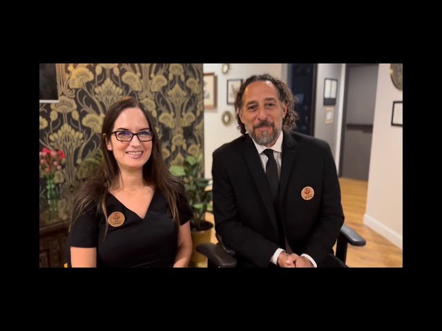 Lena Bravo-Olsher and Steve Olsher — founders of Bravo Family Mortuary