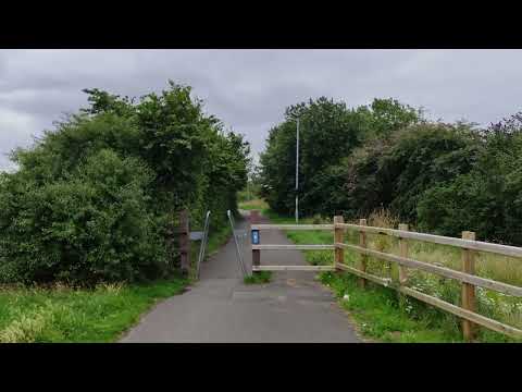 4K-HiRes🚶Wepre Riverside to Shotton Railway Station🚶 Monday 31 July 2023🚶