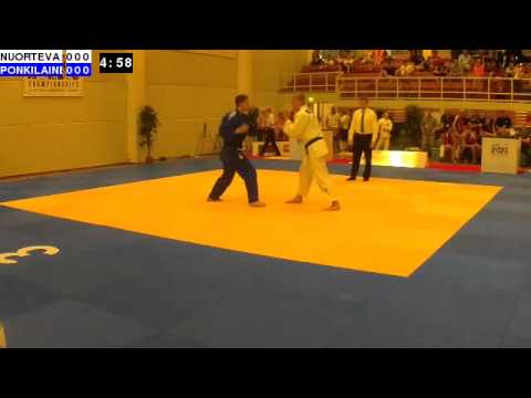 Judo Nordic Championships 2014: M-90: NUORTEVA - PONKILAINEN