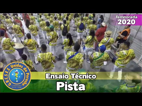 Unidos do Peruche 2020 - Bateria no ensaio técnico - Pista - #ETSP2020