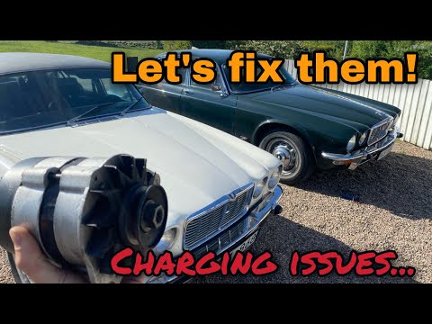 Two of my 70's Jags Have Charging Issues...  Let's fix them!