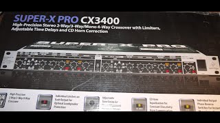 Video thumbnail for How to avoid burning your loudspeakers Behringer Super-X PRO CX3400 x-over by Viorel Caia