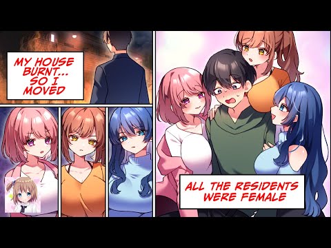 [RomCom] After my house burnt down, I moved to a shared house that only had females [Manga Dub]