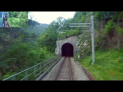 ★ 2x🎥 🇨🇭Biel - Moutier, Beautiful cab ride through the Jura mountains of Switzerland [07.2019]