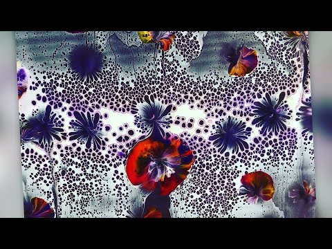 ACRYLIC POURING BERRY DELICIOUS 😋 AMAZING 3D EFFECTS UNBELIEVABLE PUDDLE POURS~Lacey cells