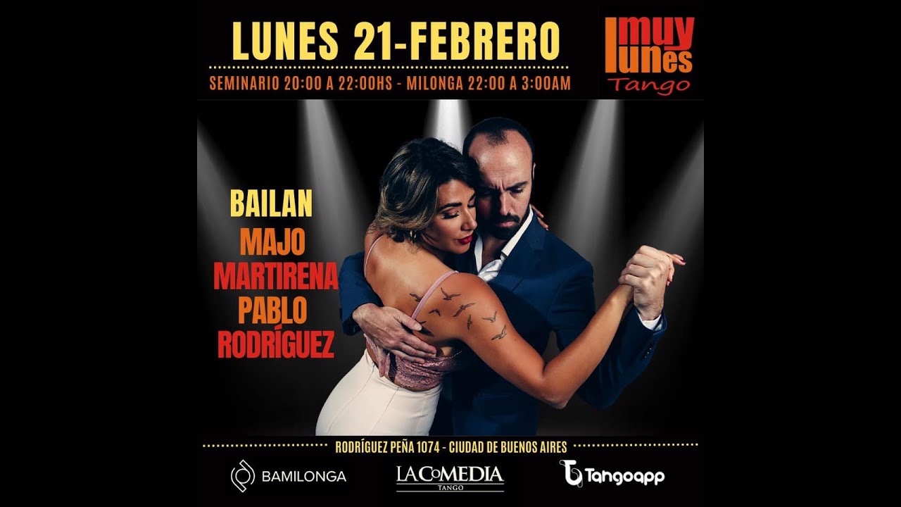 Majo Martirena y Pablo Rodríguez - El abrojo - Muy Lunes Tango