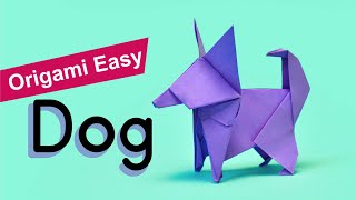 Origami Dog Tutorial - So easy that anyone can make it, you'll be amazed!