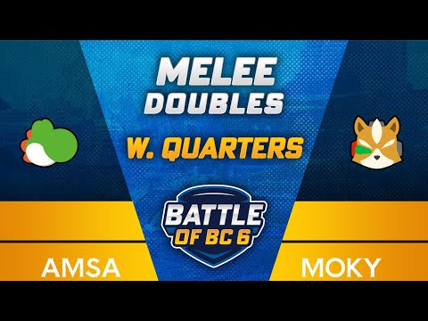 aMSa (Yoshi) vs moky (Fox) - Melee Singles Winners Quarter-Final - Battle of BC 6