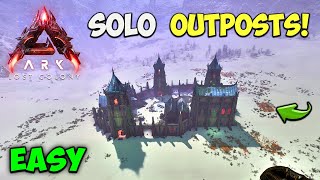How To SOLO All The outposts EASY! on Lost Colony | ARK Survival Ascended