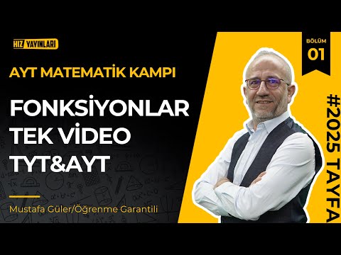 Ayt-1 Fonksiyonlar Konu Anlatımı | Tek Video | Pdf #öğrenmegarantili