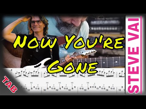 NOW YOU'RE GONE /Whitesnake - Steve vai (Solo Lesson with TAB)