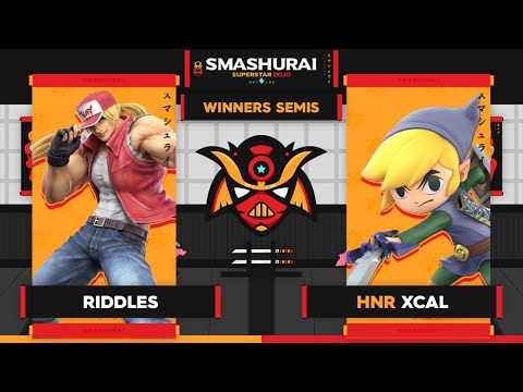 Smashurai: Superstar Dojo - Riddles (Terry) Vs. HNR | XCal (Toon Link) Winners Semis