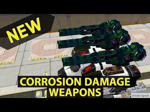 NEW Corrosion Damage Weapons - War Robots Test Server