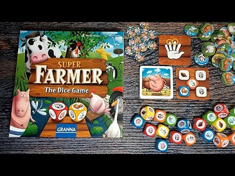Superfarmář hra s kostkami - YouTube Video