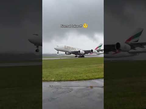 A380 Normal vs Vertical takeoff 😱 INSANE ENGINE POWER #aviation #a380f  🔥