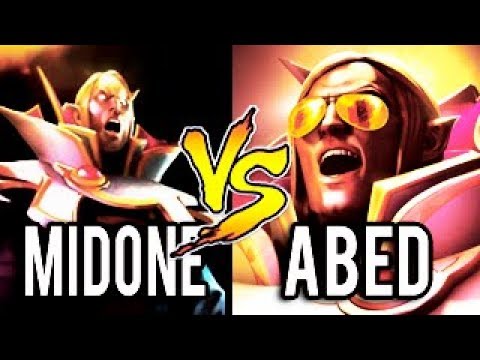 MidOne vs Abed - INVOKER BATTLE 10K vs 10K MMR ! Clash of Top MMR Dota 2