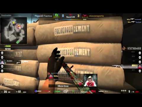 NiKo Insane Play 1v3 vs Flipsid3 | Dreamhack 2015