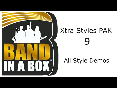 Band-in-a-Box® - Xtra Styles PAK 9 Demos