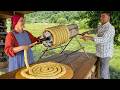 Making Really Crispy TRDELNIK With Cinnamon And Pistachios Village Pastry