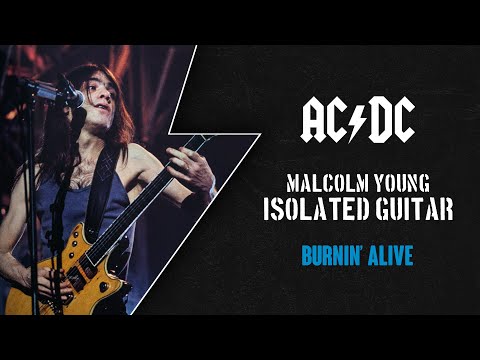 AC/DC - Burnin' Alive - Malcolm Young Isolated Rhythm Guitar (cover)