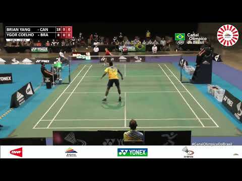 Melhores Momentos: Ygor Coelho vence Brian Yang, e Brasil é prata na Copa Pan-americana de badminton