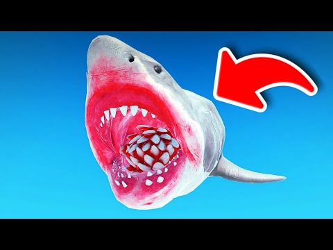 X60 Pteranodons VS Ferocious mutant megalodon - Animal Revolt Battle Simulator