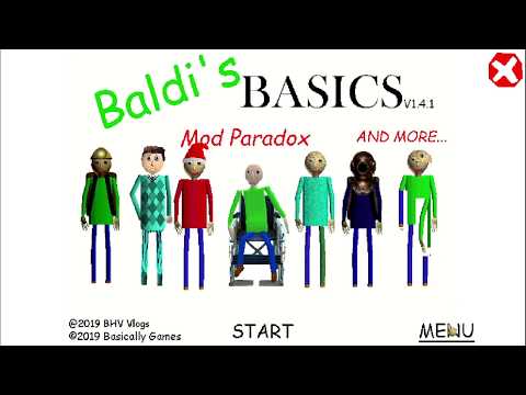 New Paradox | Baldi's Paradox [Baldi's Basics Mod]
