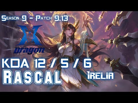 KZ Rascal IRELIA vs MORDEKAISER Top - Patch 9.13 KR Ranked