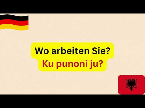 Mëso Gjermanisht Shqip. Hörverstehen Dialog i thjeshtë Niveli A1-A2 #germany#language#albanisch