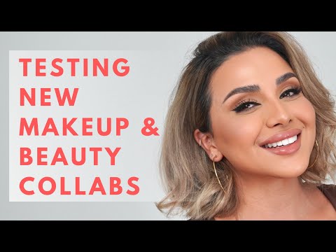 TRYING NEW MAKEUP COLLABS AND TESTING MAKEUP | NINA UBHI
