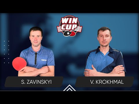 00:15 Serhii Zavinskyi - Vitalii Krokhmal West 6 WIN CUP 27.11.2023 | TABLE TENNIS WINCUP
