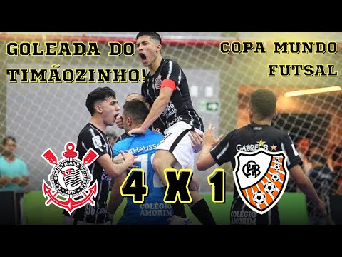 Corinthians 4 x 1 Carlos Barbosa - Melhores Momentos - (Sub-19) Copa Mundo do Futsal 2022