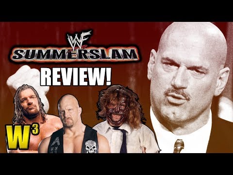 Jesse "The Body" Ventura is the special referee! | WWE Summerslam 1999 Review