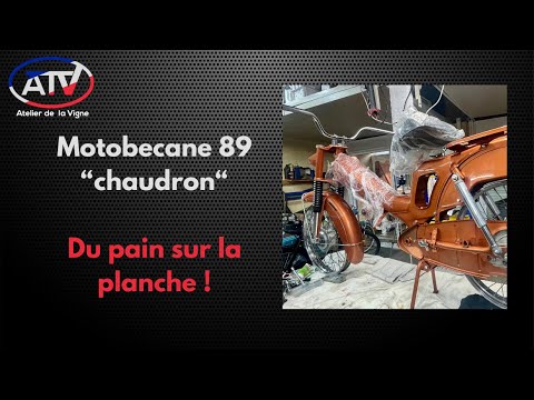 Restauration d'une Motobécane 89 "chaudron"  y'a du taff !
