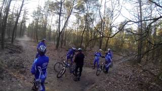 preview picture of video 'Mountainbiketocht voorthuizen - zondag 13 jan. 2013'