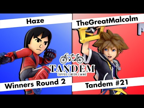 Haze (Mii Brawler, Sheik) vs TheGreatMalcolm (Sora) - WR2 - Tandem #21
