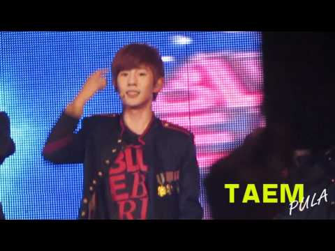 [Fancam] 111026 Boyfriend MINWOO at Pynk con in Thailand