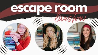 ESCAPE ROOM LIVESHOW | help us escape feat @livslibrary  & @LaynasBookshelf