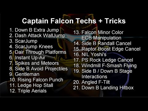 2020 Captain Falcon Melee Techs Guide
