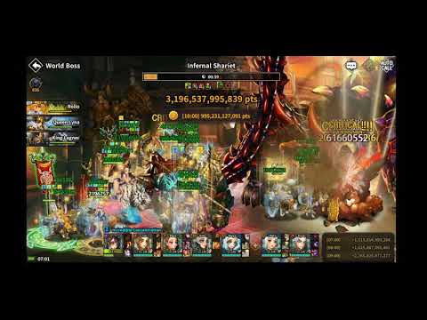 Wow!!  3 TRILLION points!  Dragon Blaze world boss, Hell's Cerebus.