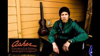 Video thumbnail for Asher Electro Hawaiian Junior Lap Steel by Andrea De Luca Blues
