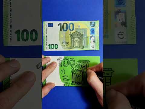 100 Euro / #art #scribbles #geld #money #youtubeshorts #getrich #viral
