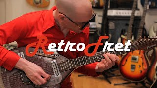 Video thumbnail for Coral Sitar, made by Danelectro (1968) played by Brad Allen Williams by Retrofret Vintage Guitars