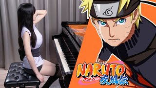 NARUTO Shippuden OP6「Sign / FLOW」Ru&#39;s Piano Cover | Hinata EPIC Version