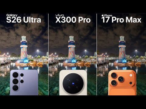 Samsung Galaxy S26 Ultra VS Vivo X300 Pro VS iPhone 17 Pro Max Camera Test Comparison