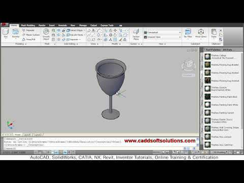 AutoCAD 3D Interior Design Tutorial 1